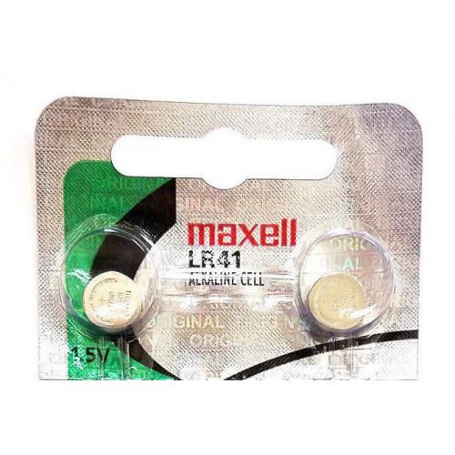 LR41 Maxell 192 (2 piece) LR41 AG3 392A 192 SR41 LR736 392 Alkaline Battery