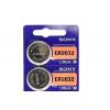 2 NEW SONY CR2032 3V Lithium Coin Battery Expire 2025 FRESHLY NEW - USA Seller