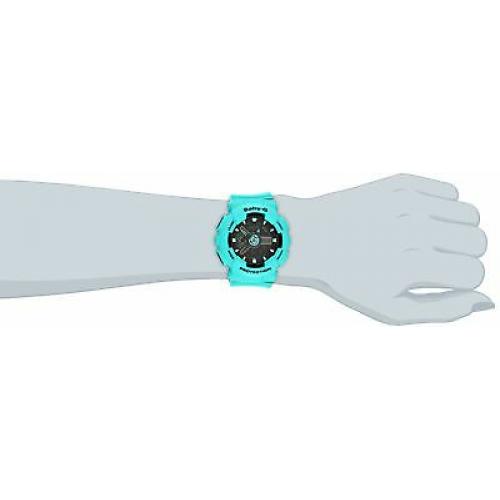 Casio Women's BA-111-3ACR Baby-G Analog-Digital Watch BA-111-3