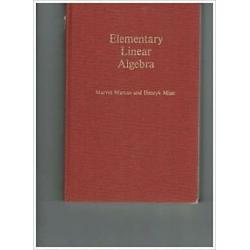 Elementary Linear Algebra