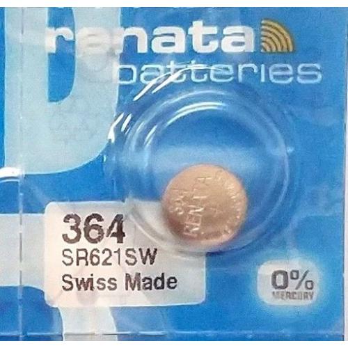 364 RENATA WATCH SR621SW BATTERY (2 piece) FREE SHIPPING Authorized Seller 