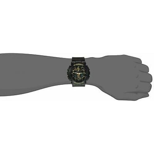 Casio Men's G-Shock Camouflage Watch With Black Resin Band GA-100CF-1A9CR