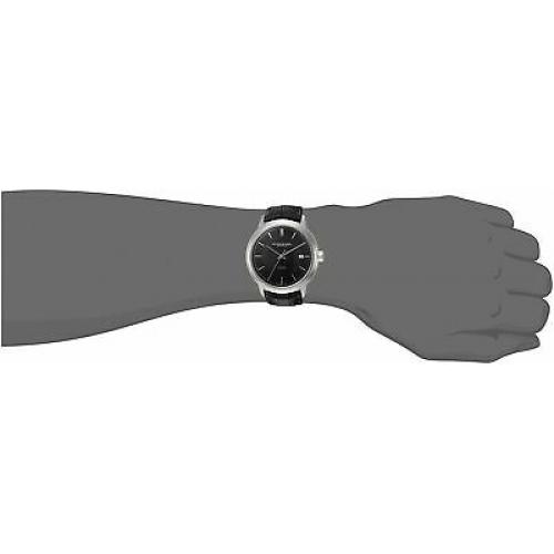 Raymond Weil Maestro Men's Automatic Black Dial Leather Watch 2237-STC-20001