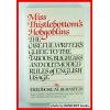 Miss Thistlebottom's Hobgoblins Careful Writer's Guide Taboos Bugbears Outmoded