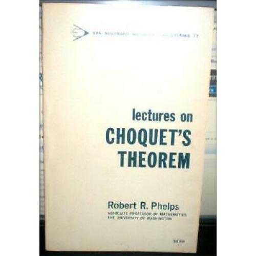 Lectures on Choquet's Theorem