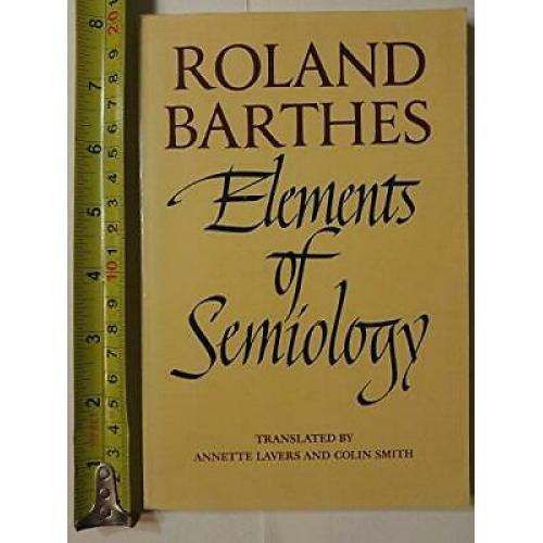 Elements of Semiology