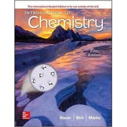 Introduction to Chemistry 5e by Rich Bauer International edition softcover