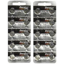 Energizer A76 LR44 1.5V Watch / Electronic Button Cell Battery (20 Pack) 20
