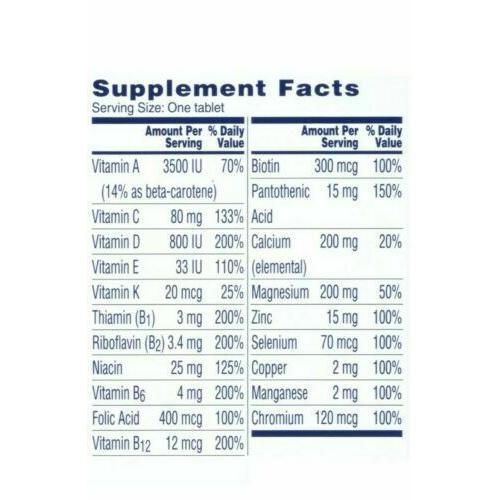 2 One A Day Mens Pro Edge Complete Multivitamin 50 Tablets 05/21 and 08/21