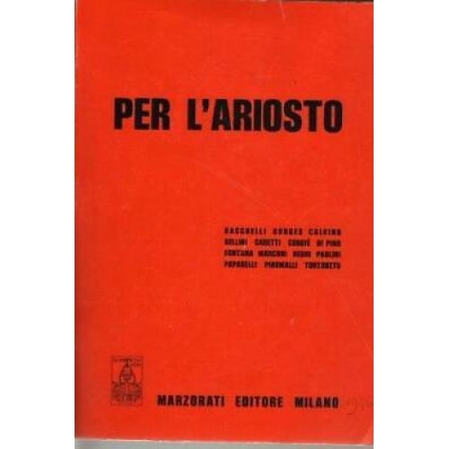 Per l'Ariosto