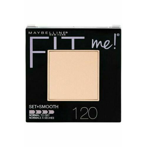 Maybelline Fit Me! Pressed Powder set +smooth 120 Classic Ivory