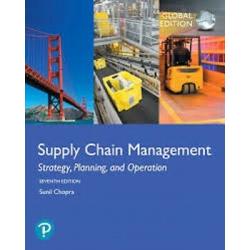 Supply Chain Management 7e by Sunil Chopra Global Edition softcover