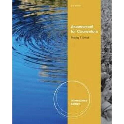 Assessment for Counselors 2E by Bradley Erford - Intl Edition