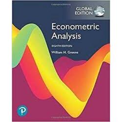 Econometric Analysis 8e by William H. Greene Global Edition softcover