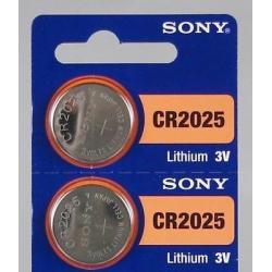 2 Sony CR2025 Lithium Coin Battery New Expire 2023 Ship from USA