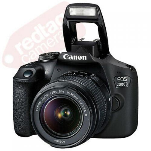 Canon EOS 2000D / Rebel T7 DSLR Camera + 18-55mm 3 Lens Kit+ 32GB Best Value Kit