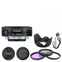 Canon EF-S 24mm f/2.8 STM Lens + Deluxe Accessory Kit