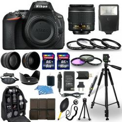 Nikon D5600 DSLR Camera + 18-55mm VR NIKKOR Lens + 30 Piece Accessory Bundle