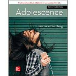 Adolescence 12e by Laurence Steinberg International Edition softcover