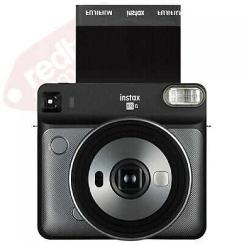 FUJIFILM INSTAX SQUARE SQ6 Fuji Instant Film Camera Pearl White + 40 Film Bundle