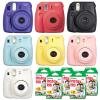 Fuji Instax Mini 8 Fujifilm Instant Film Camera All Colors + 100 Sheets Film