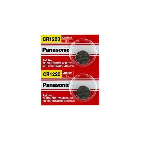 2 Panasonic CR1220 CR 1220 3v lithium battery 