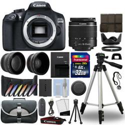 Canon EOS Rebel T6 / 1300D DSLR Camera + 18-55mm 3 Lens Kit+ 32GB Best Value Kit