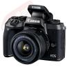 Canon EOS M5 Mirrorless Digital Camera with 15-45mm STM Lens Black + 16GB Kit