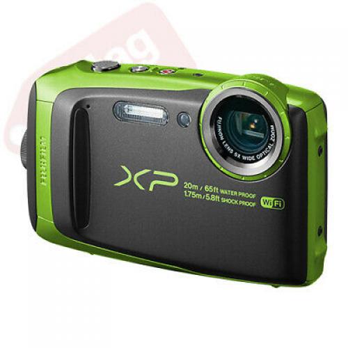 Fujifilm FinePix XP125 16.4MP Digital Camera Lime Full-HD WiFi