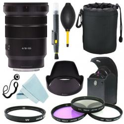Sony E PZ 18-105mm f/4 G OSS Lens SELP18105G + Filter Kit + Accessory kit