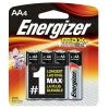 Energizer Alkaline Batteries AA 4 ea