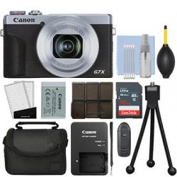 Canon PowerShot G7X Mark III 20.2MP 4K Digital Camera 4.2x Zoom Silver+ 16GB Kit
