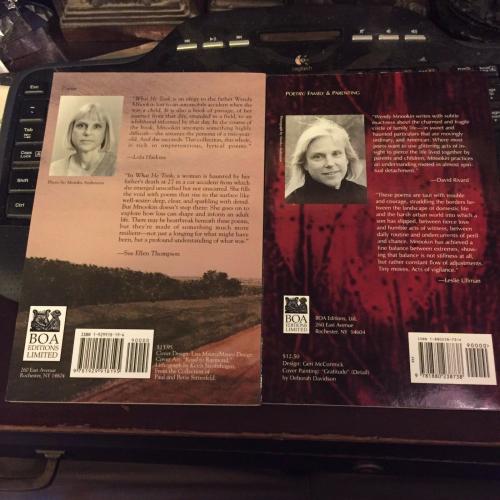 Wendy Mnookin : What He Took / To Get Here SIGNED poetry books