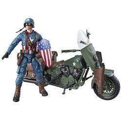 Marvel Legends Series 6-inch Captain America with Motorcycle