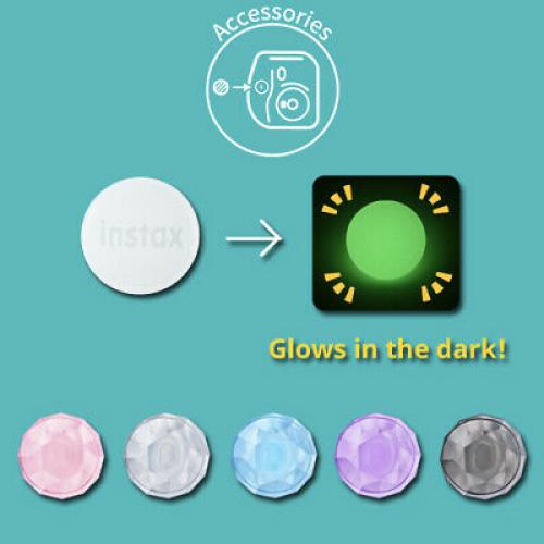 Fujifilm Instax Mini 11 Instant Film Camera Ice White + 40 Film Deluxe Bundle
