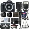 Canon EOS T6 / 1300D DSLR Camera + 4 Lens 18-55mm + 500mm + 16GB Telephoto Kit