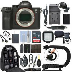Sony Alpha a7 III Mirrorless 24MP Digital Camera Body + 64GB Pro Video Kit