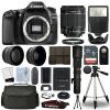 Canon EOS 80D DSLR Camera + 4 Lens 18-55mm IS STM + 500mm + 16GB Telephoto Kit