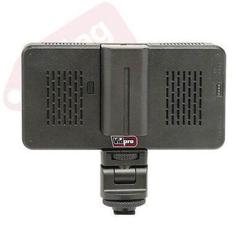 Vidpro LED-230 Ultra-Slim On-Camera Video Lighting Kit Diffuser Battery& Charger