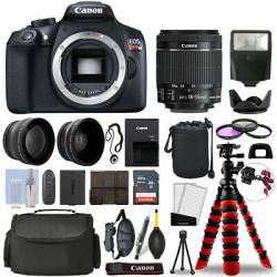 Canon Rebel T6 DSLR Camera with 18-55mm IS + 16GB 3 Lens Ultimate Accessory Kit