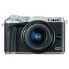 Canon EOS M6 Mirrorless Digital Camera with 15-45mm EF-M IS STM Lens Silver