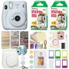 Fujifilm Instax Mini 11 Instant Film Camera Ice White + 40 Film Deluxe Bundle