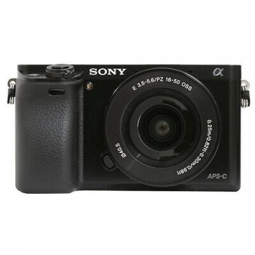 Sony Alpha a6000 Mirrorless Digital Camera with 16-50mm Lens Black