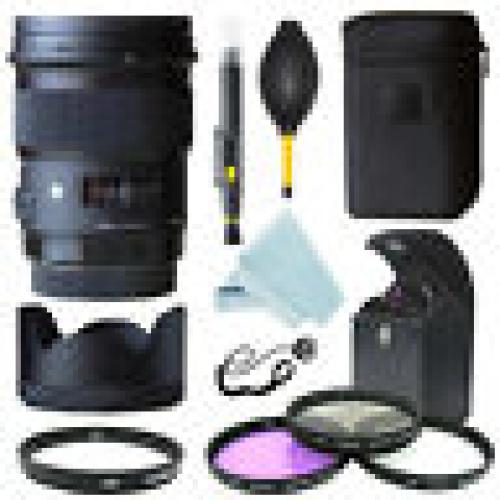 Sigma 50mm f/1.4 DG HSM Art Lens for Nikon Cameras + Filter Kit + Accessory kit