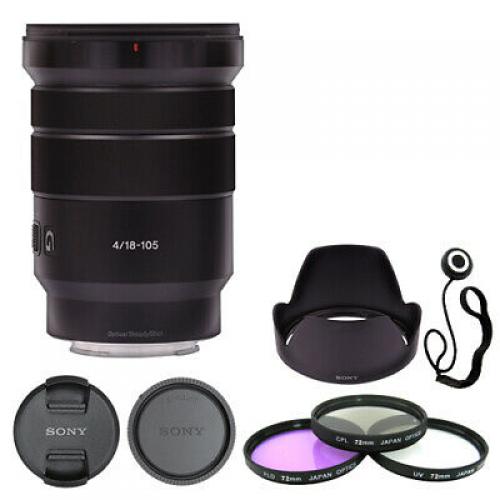 Sony E PZ 18-105mm f/4 G OSS Lens SELP18105G + Deluxe Accessory Kit