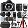 Canon EOS Rebel T7 DSLR Camera with 18-55mm + 16GB 3 Lens Ultimate Accessory Kit