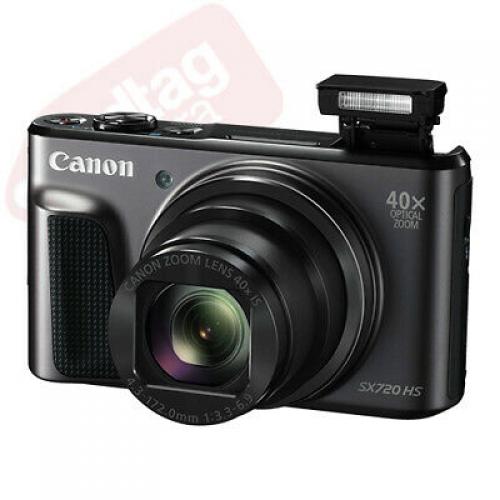 Canon PowerShot SX720 20.3MP Digital Camera Black+ 32GB Deluxe Accessory Package