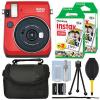 Fujifilm Instax Mini 70 Fuji Instant Film Camera Red + 40 Film Bundle