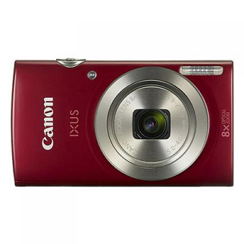 Canon IXUS 185 / ELPH 180 20.0MP Digital Camera 8x Optical Zoom Red