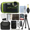 Fujifilm FinePix XP125 16.4MP Digital Camera Lime Full-HD + 16GB Kit
